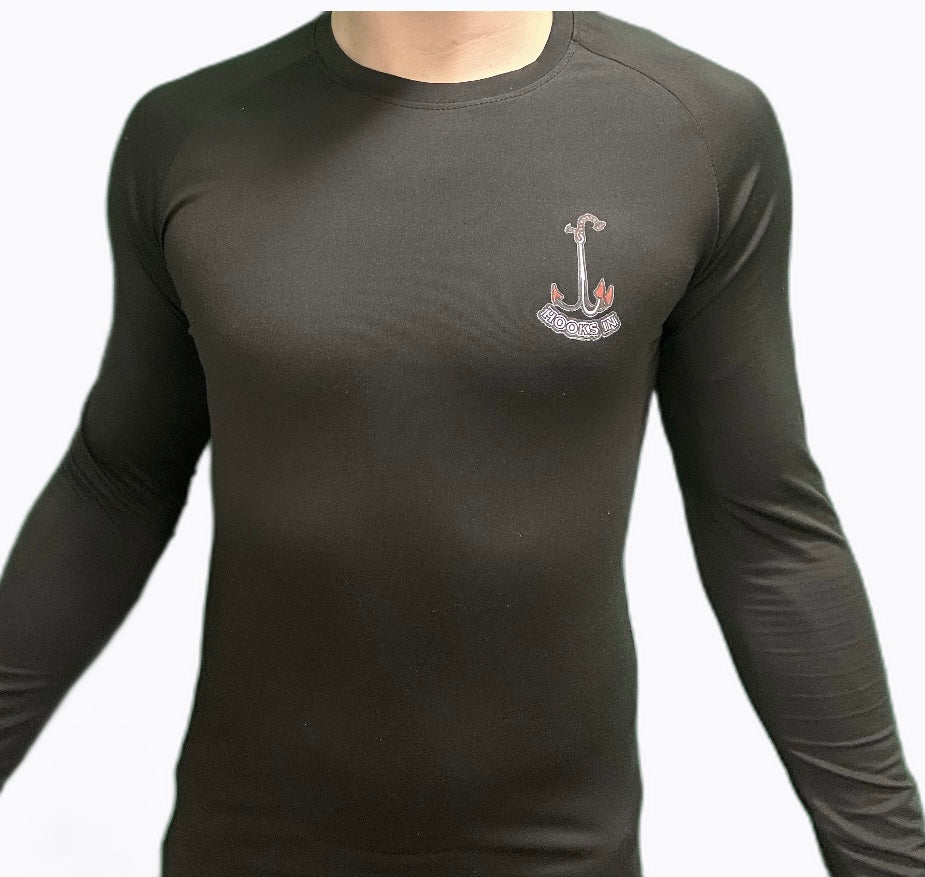 Comfort Fit Rashguard, Black